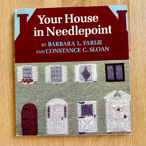 Your House in Needlepoint - By Barbara L. Farlie - Cross Stitch Craft Book - Picture 1 of 7